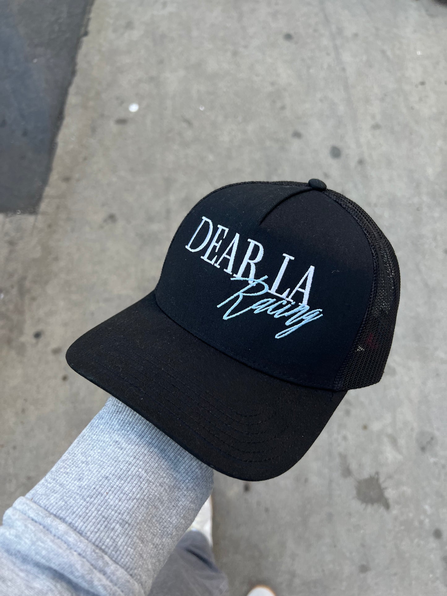 Racing Trucker Hat - Black